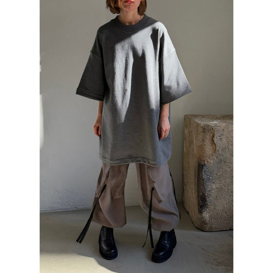 Sofie D'Hoore "Thrive" Tunic in Heather Grey, size 34 (XS but super oversize).