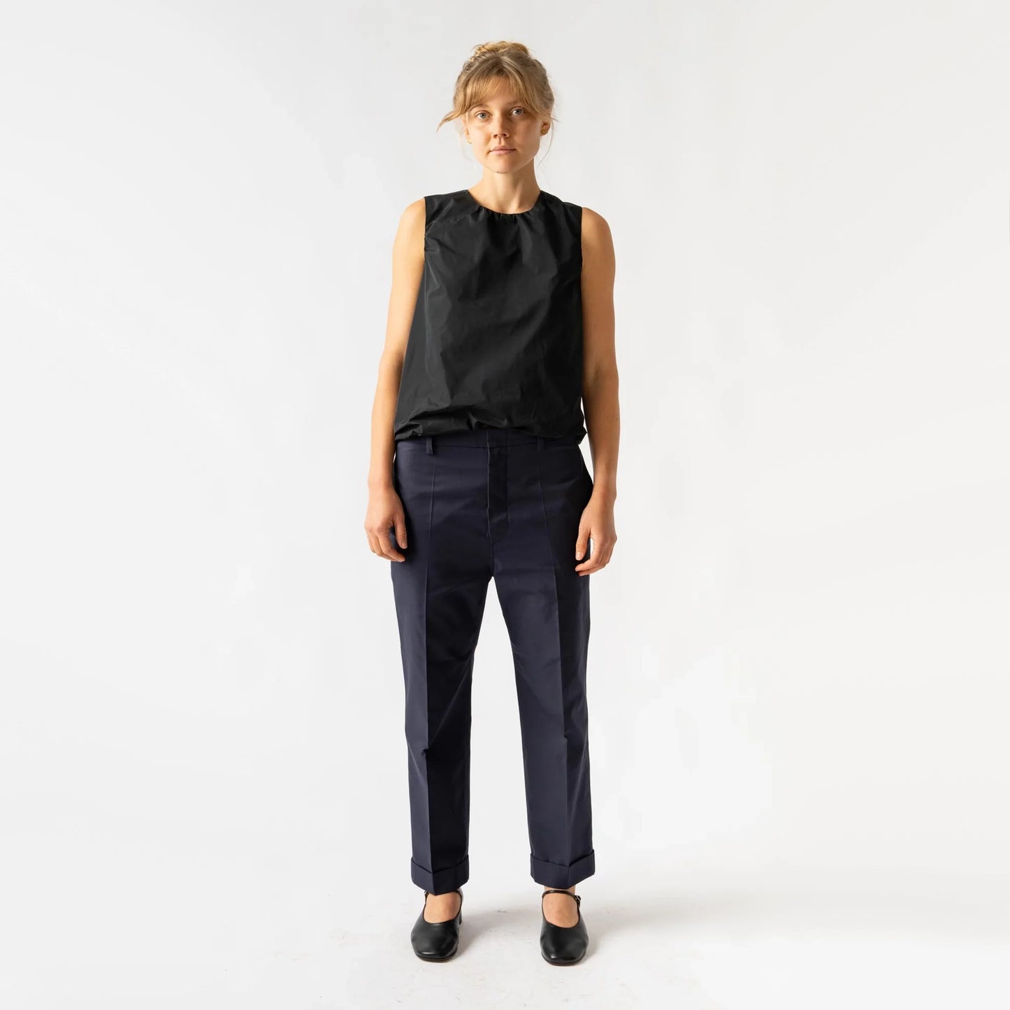 Sofie D'Hoore "Paul" Cotton Pant in Navy, size 38