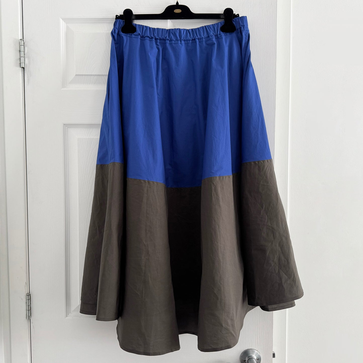Sofie D'Hoore "Sacramento" Skirt in Blue/Grey, size 42
