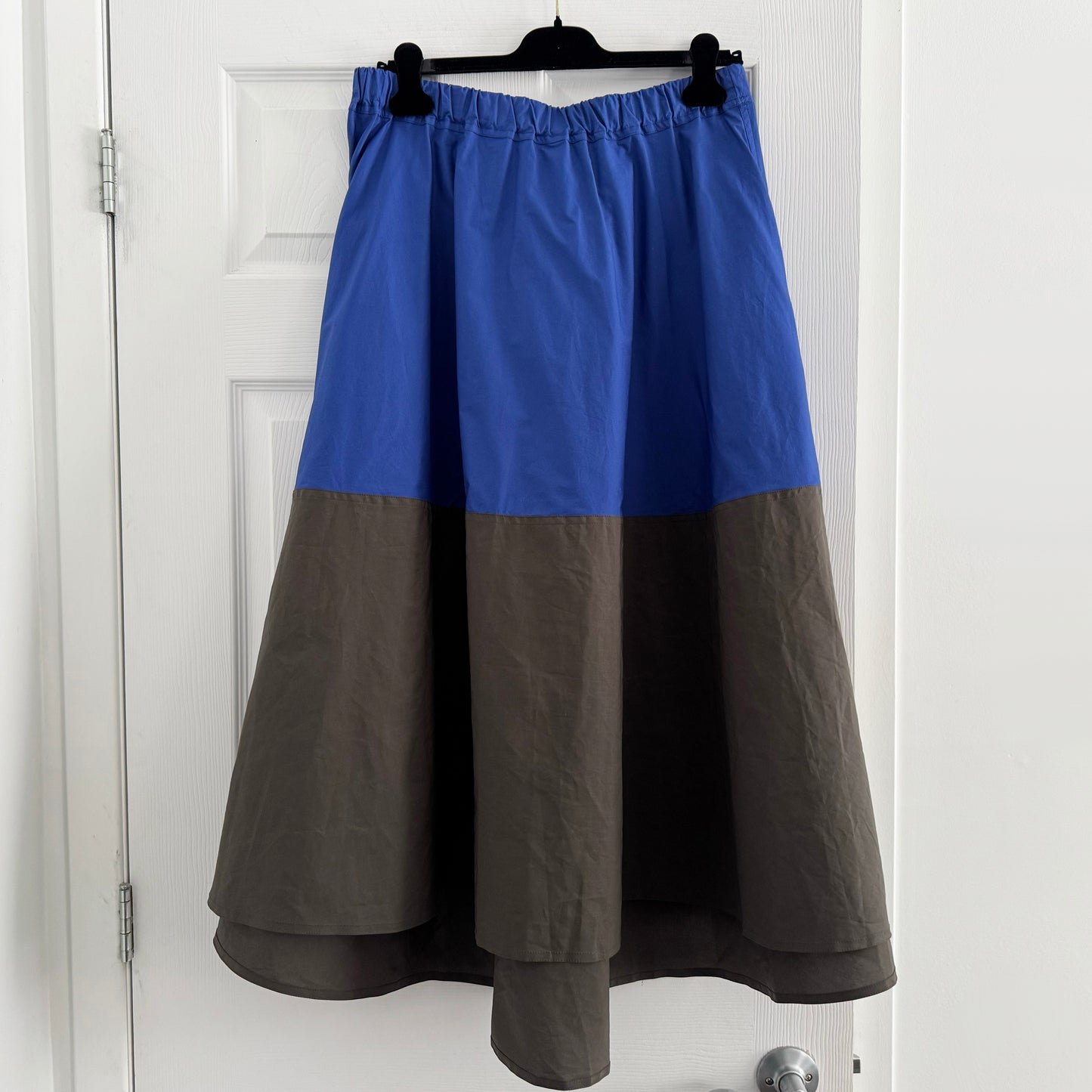 Sofie D'Hoore "Sacramento" Skirt in Blue/Grey, size 42