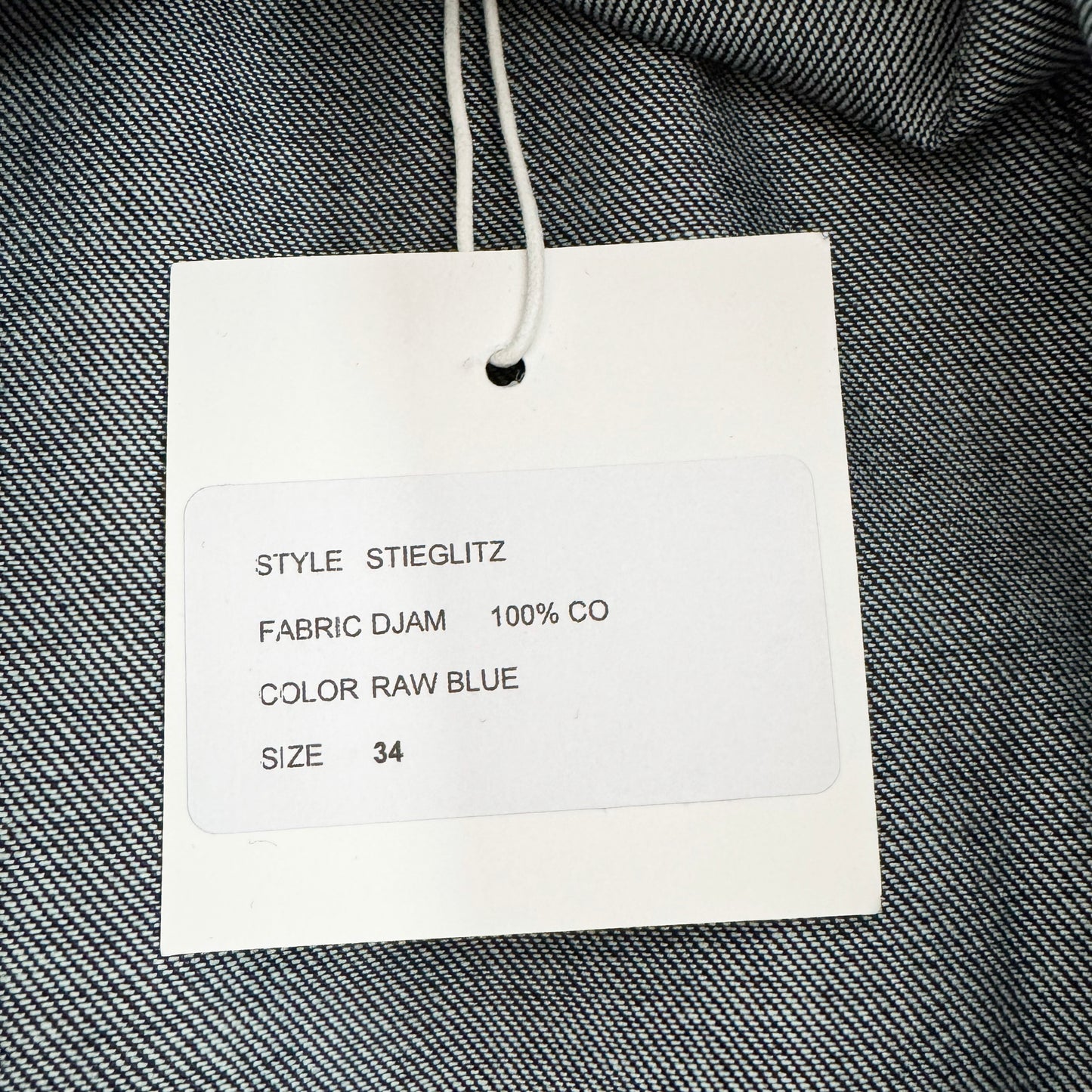 Sofie D'Hoore "Stieglitz" Denim Wrap Skirt in Indigo, size 34
