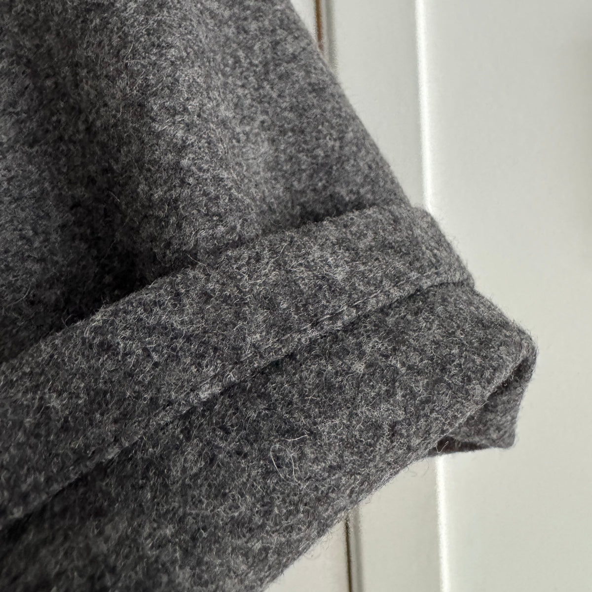 Sofie D'Hoore "Carol" Wrap Coat in "Graphite Melange", size 38 (fits Medium ish?)