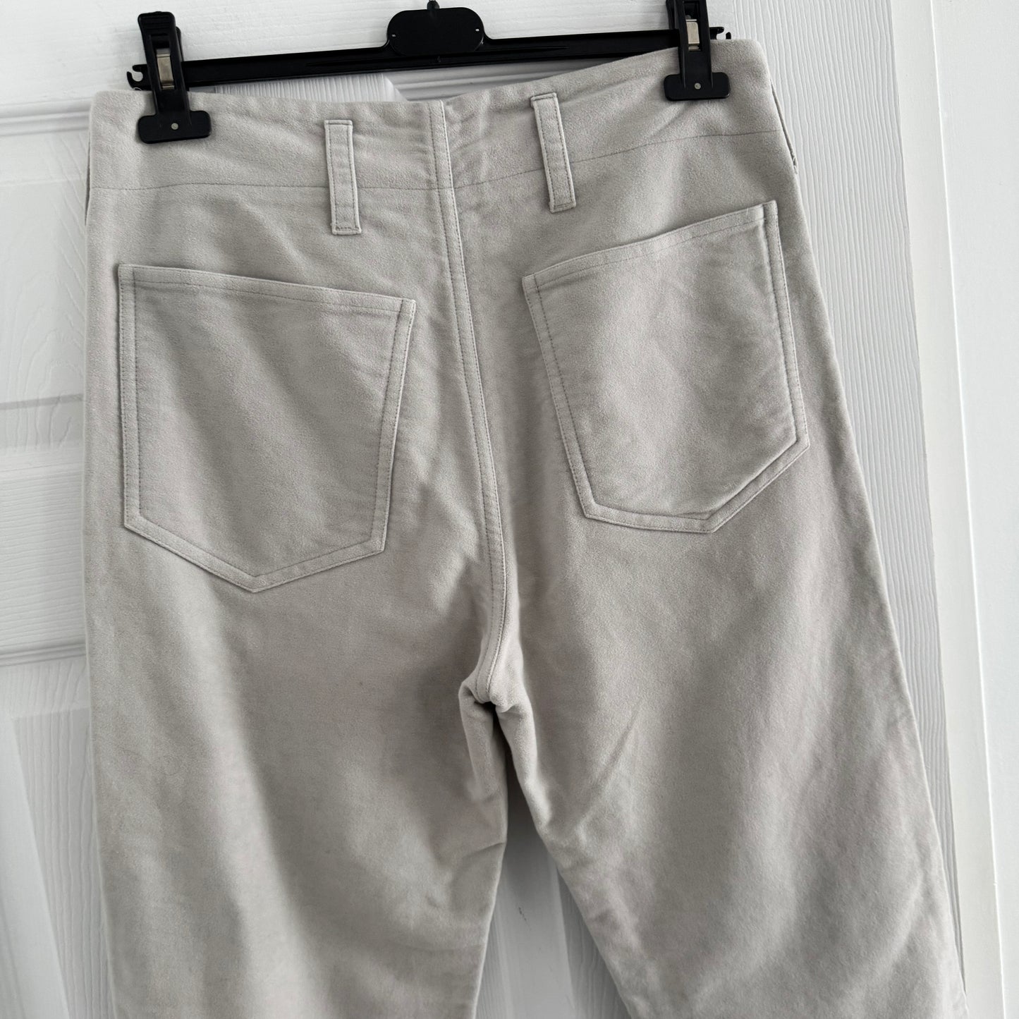 Sofie D'Hoore "Paddock" Velvet Pants in Mastic, size 38