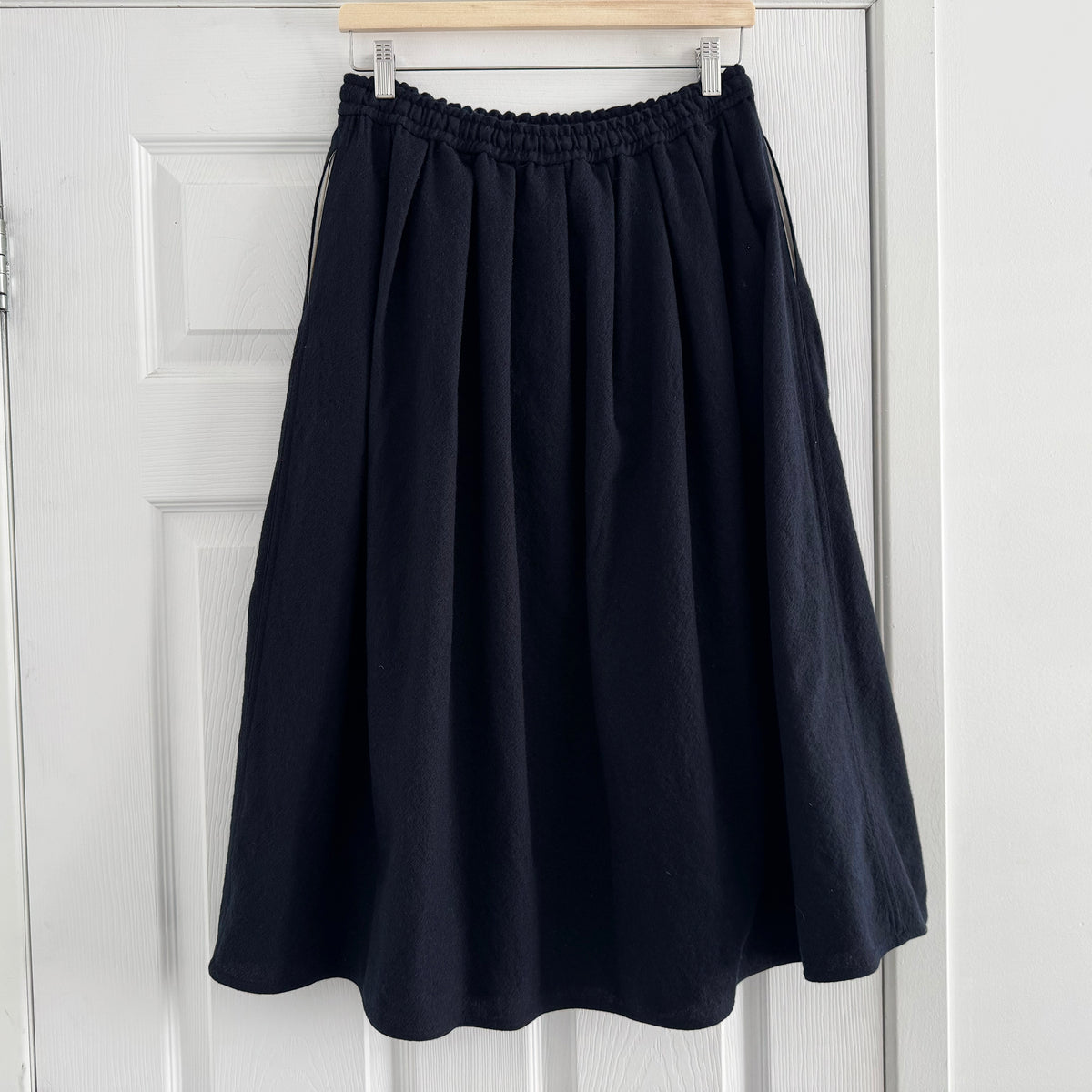 Sofie D'hoore "Scully" Wool Skirt in Navy, size 36 (fits like size small)