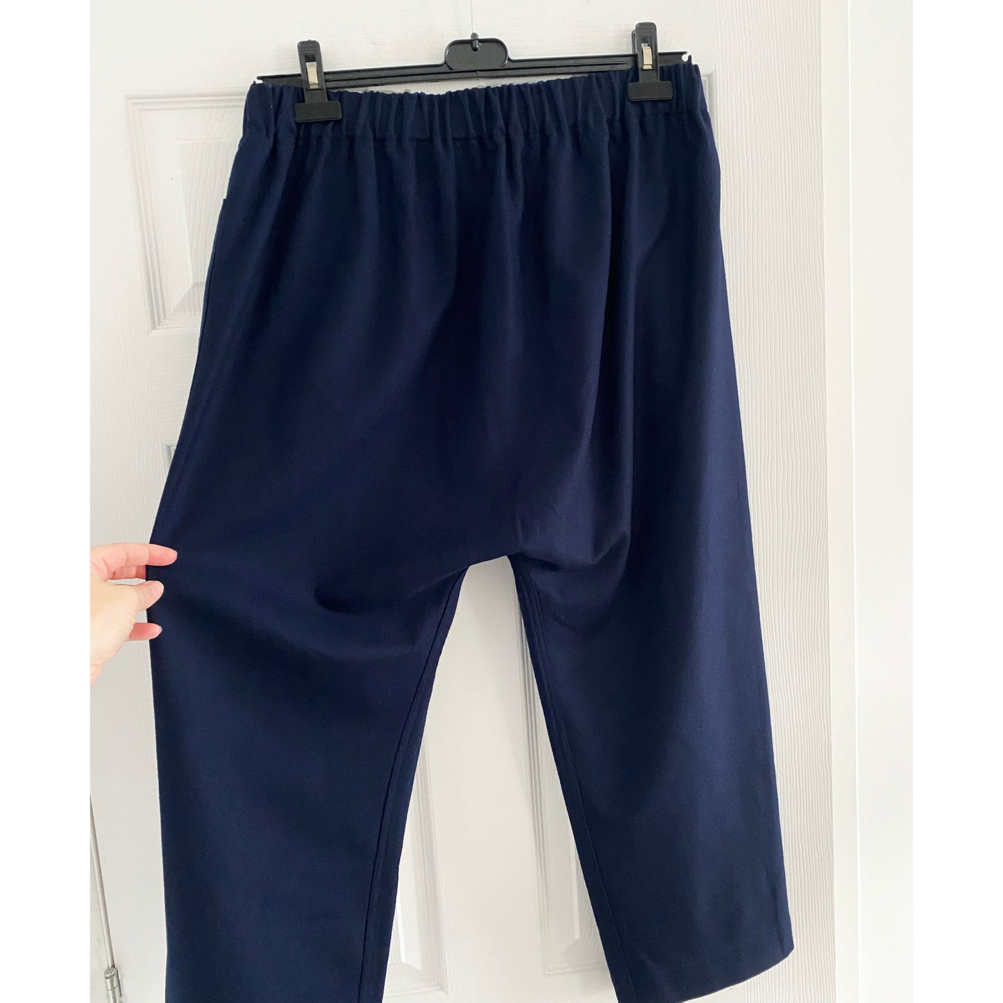 Sofie D'Hoore "Punch" Wool Pant in Ink Blue, size 42