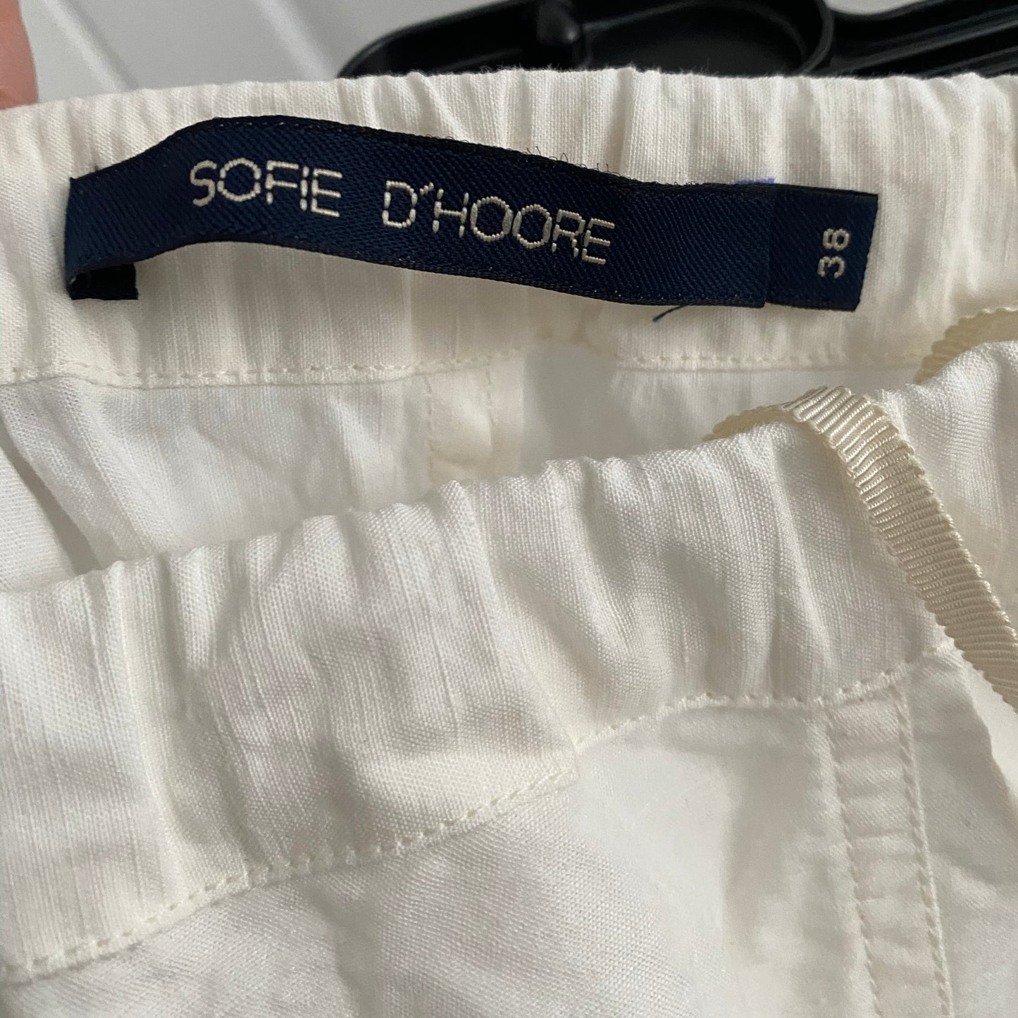 Sofie D'Hoore "Scout" Skirt in Off White, size 38 (fits like a size 4/6)