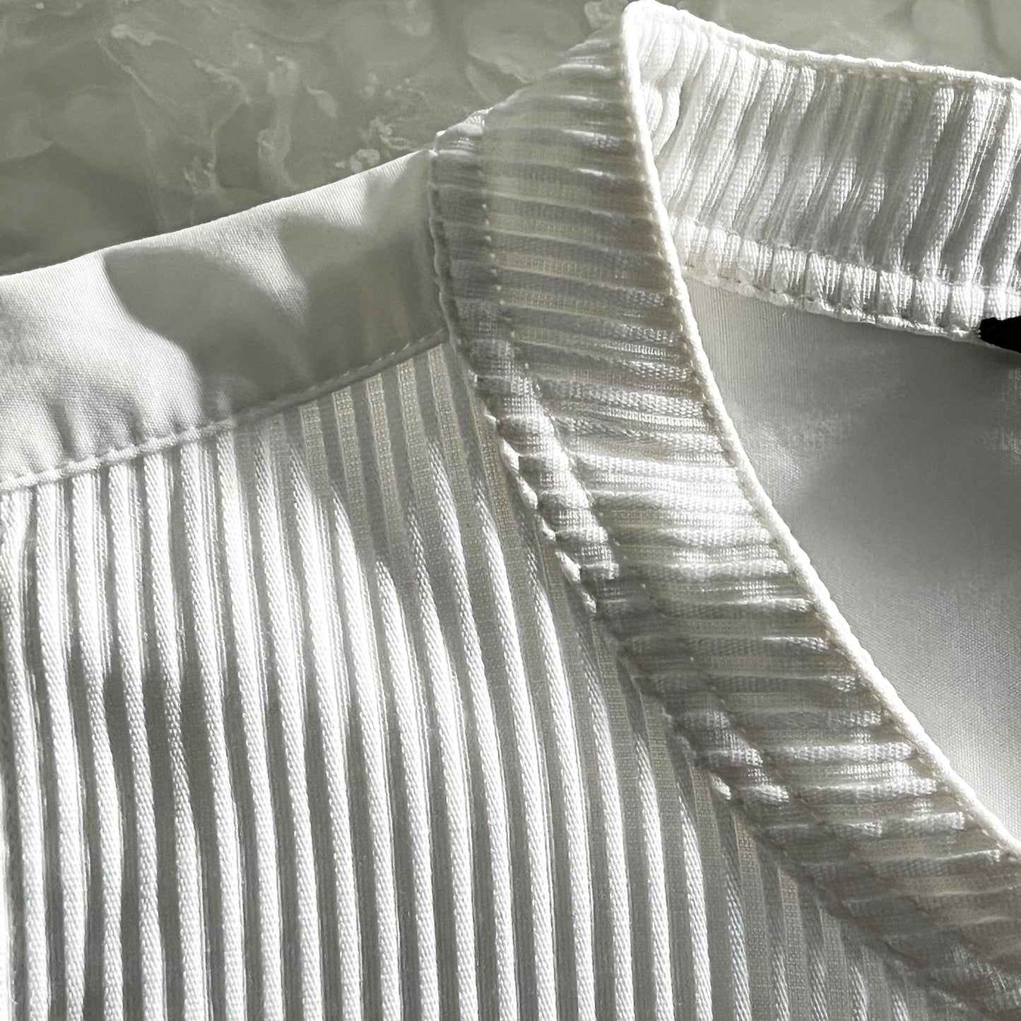 Sofie D'Hoore White Tuxedo Shirt, size 38 (like US size 6)