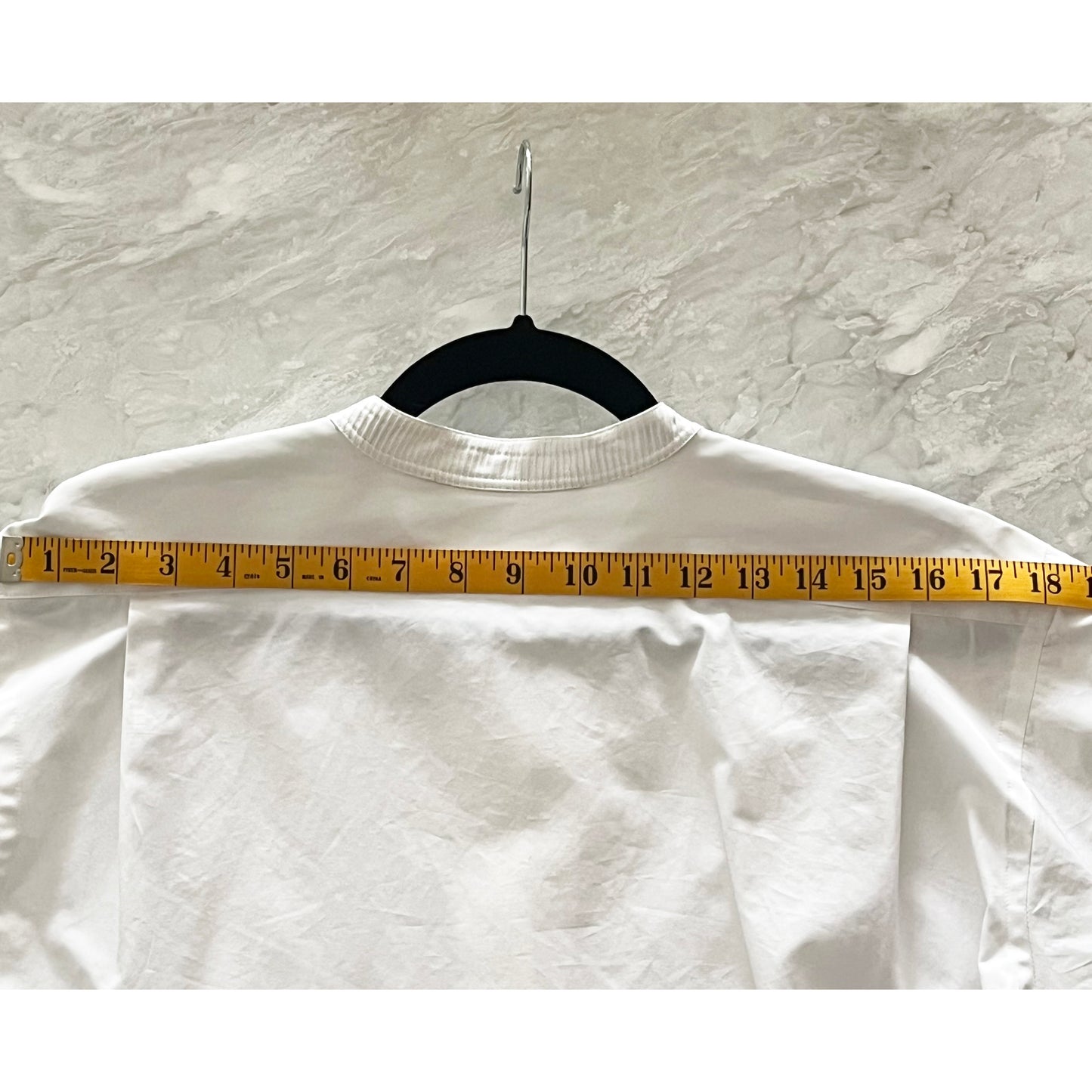 Sofie D'Hoore White Tuxedo Shirt, size 38 (like US size 6)