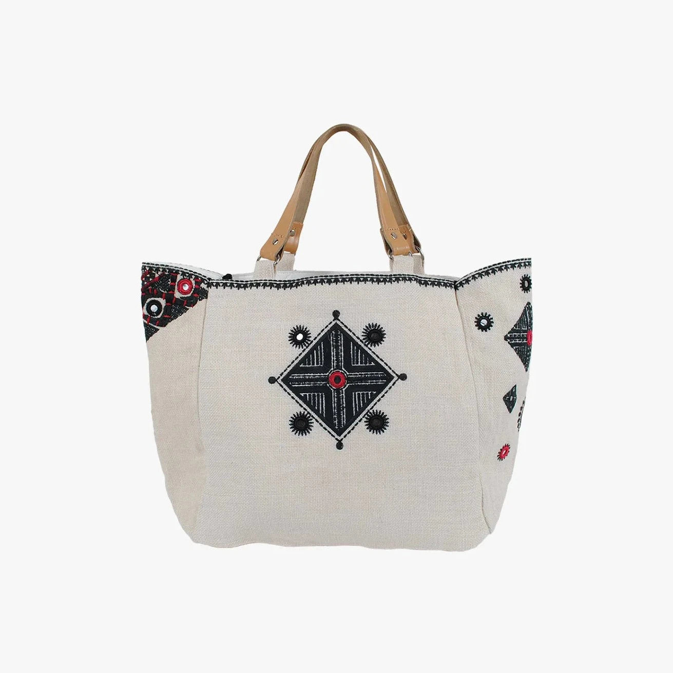 Star Mela Embroidered Tote Bag