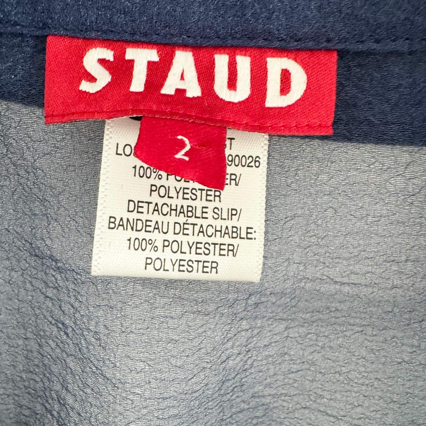 Staud "Millie" Maxi Dress in Blue, size 2