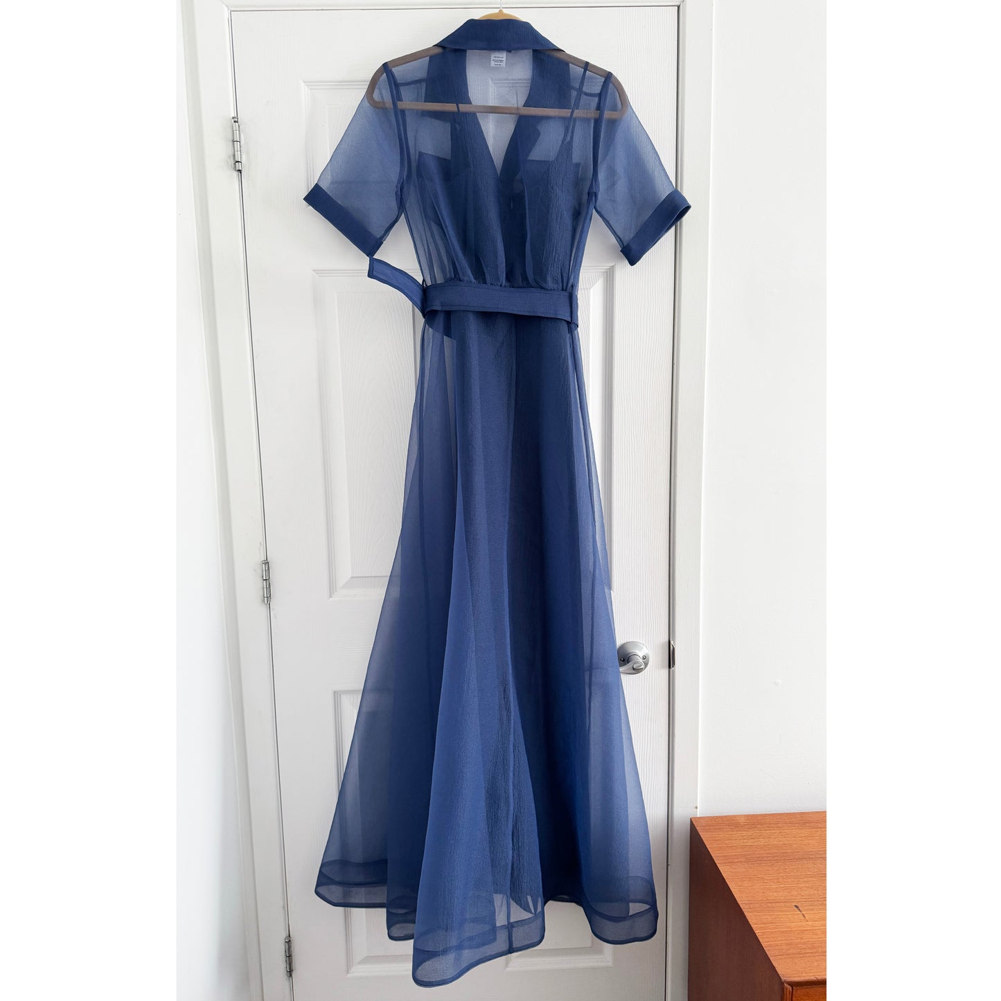 Staud "Millie" Maxi Dress in Blue, size 2