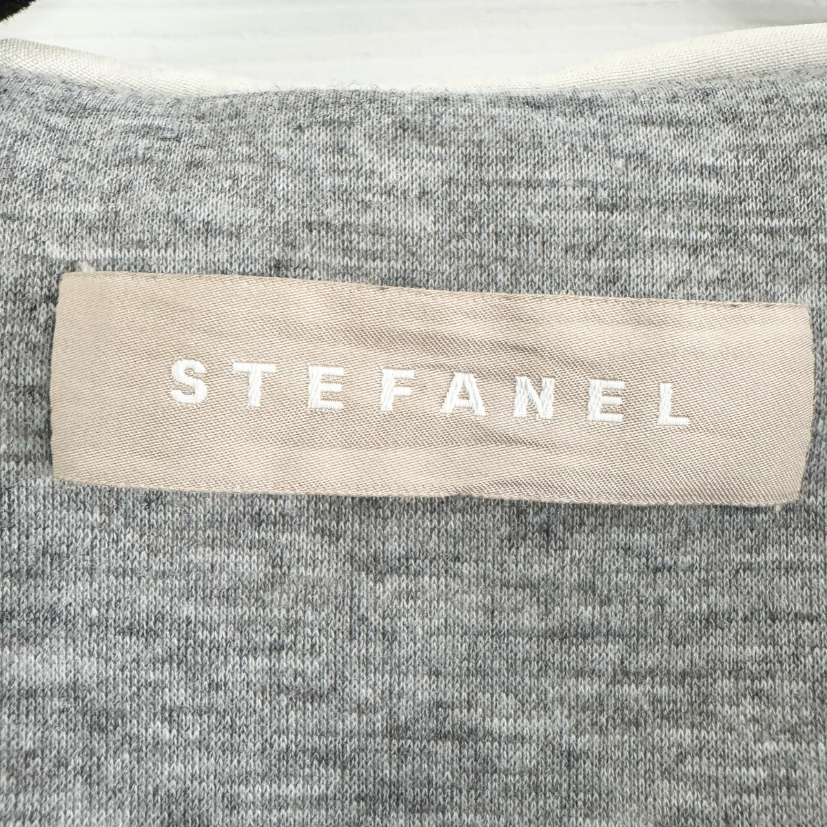 Stefanel Hooded Jacket in Ivory, size Large