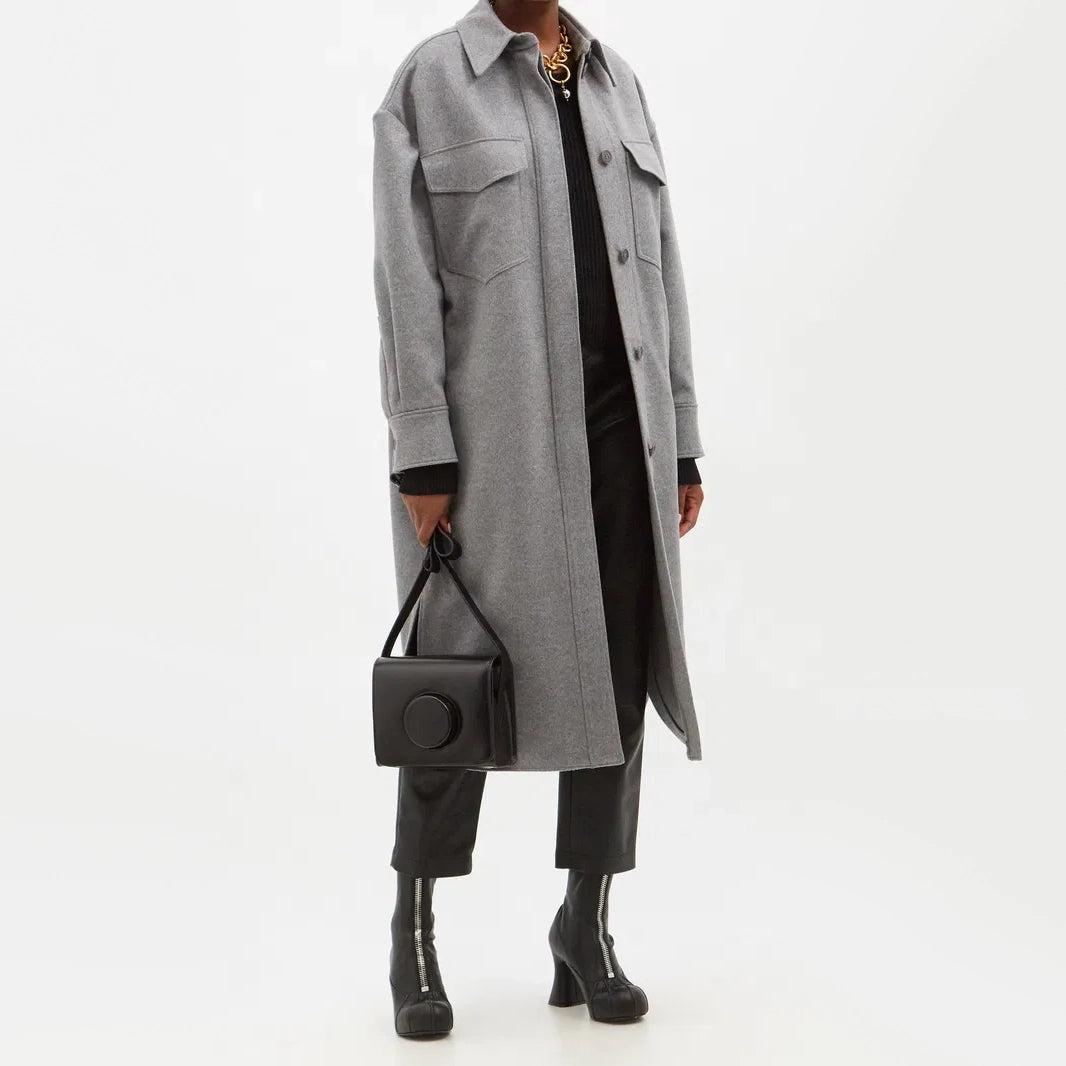 Stella McCartney "Linda" Coat in Grey, size 42 (fits M/L ish)