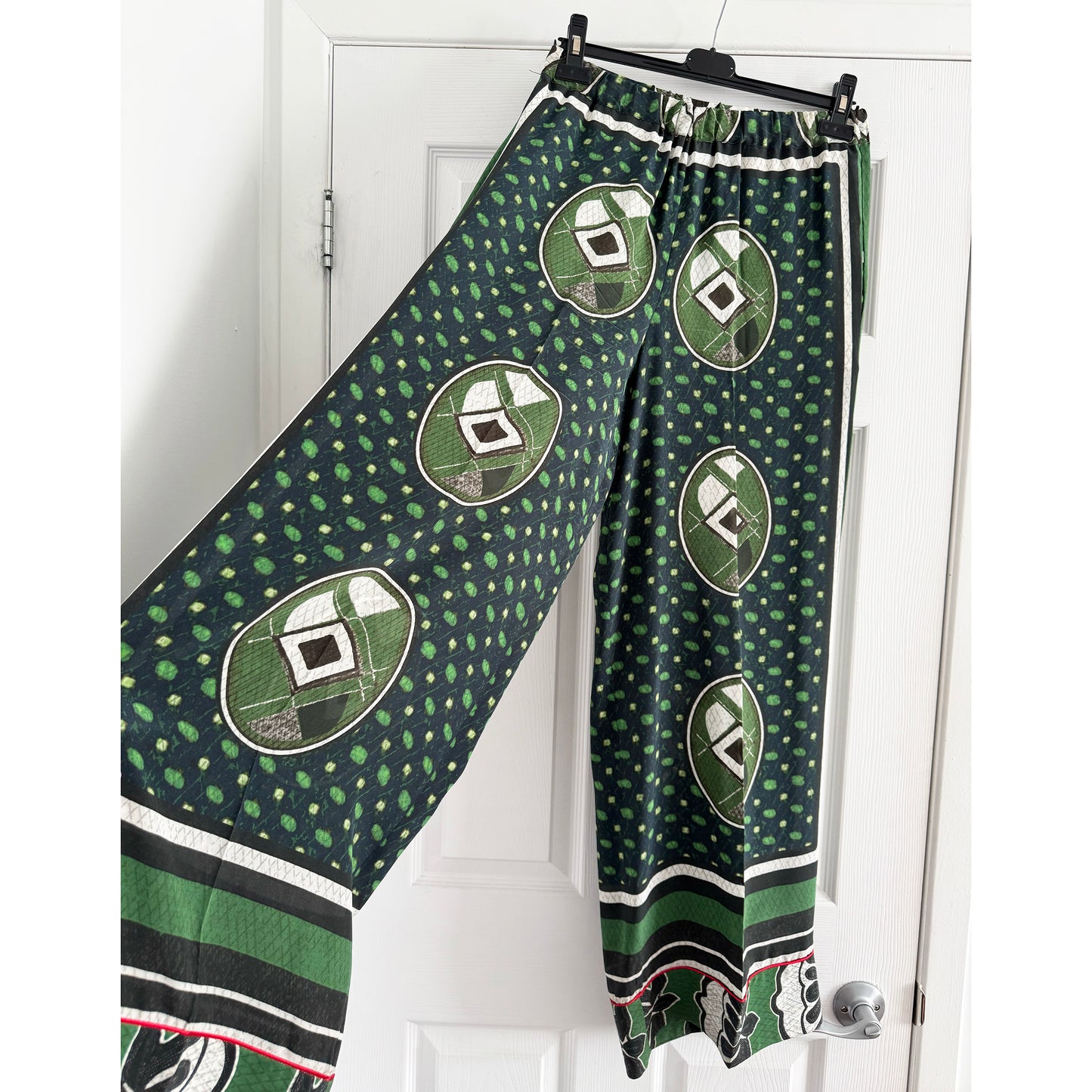 Stella Jean Printed Silk Tunic and Pants Set, size 46IT (fits like an 8US)