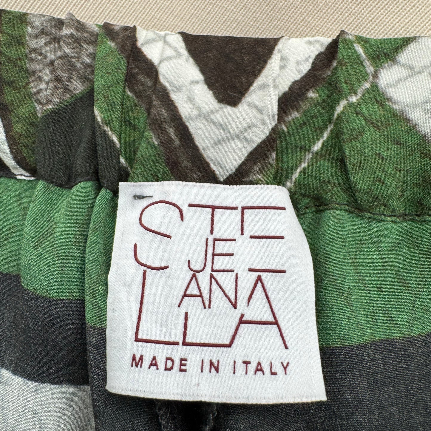 Stella Jean Printed Silk Tunic and Pants Set, size 46IT (fits like an 8US)