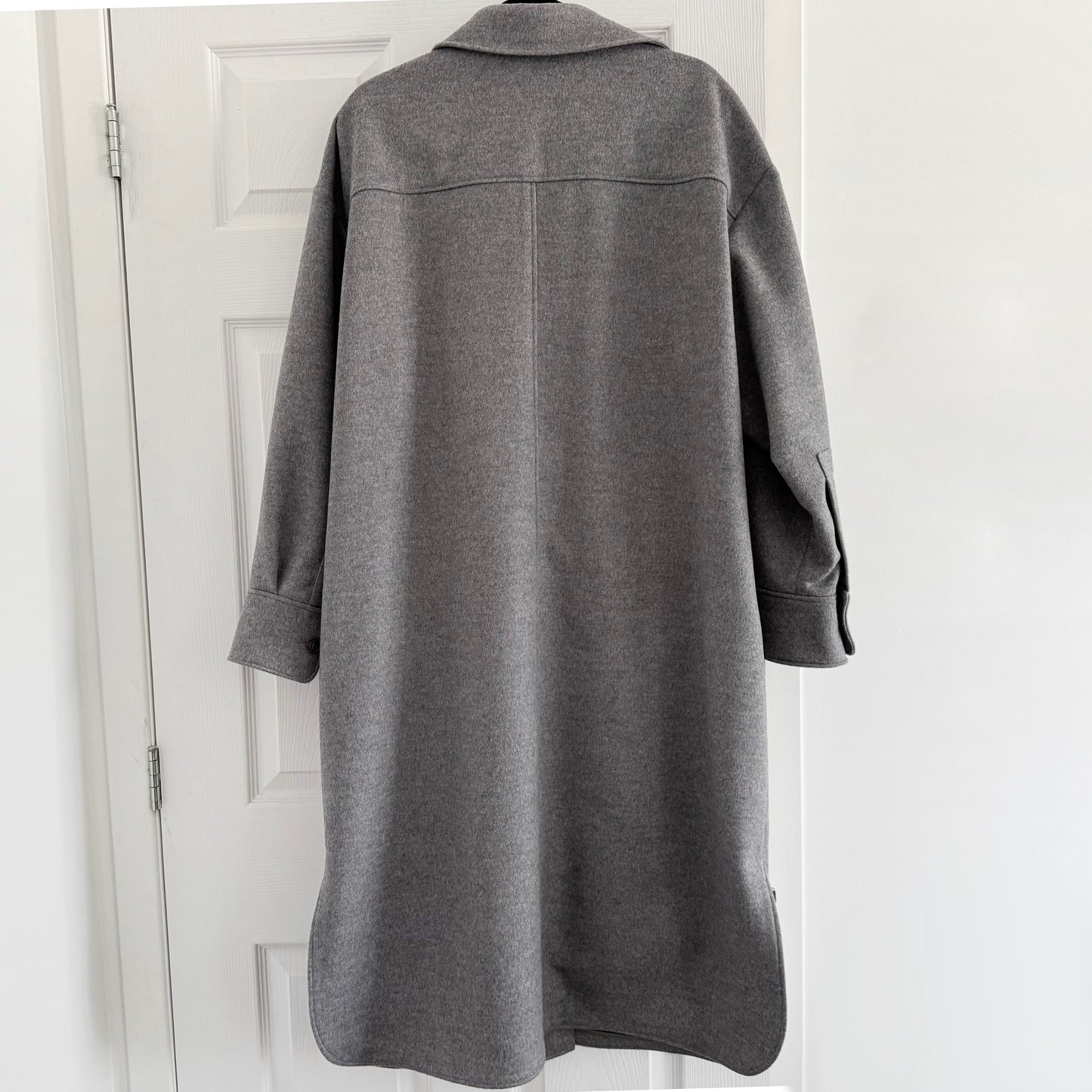 Stella McCartney "Linda" Coat in Grey, size 42 (fits M/L ish)