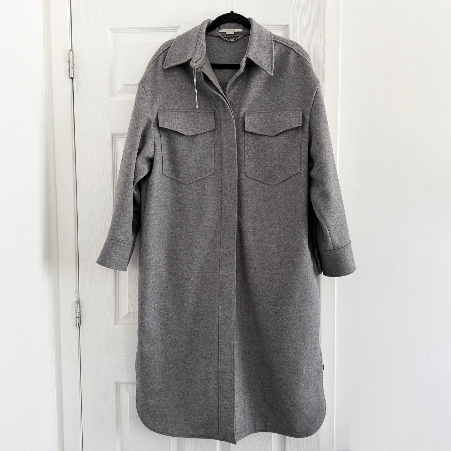 Stella McCartney "Linda" Coat in Grey, size 42 (fits M/L ish)