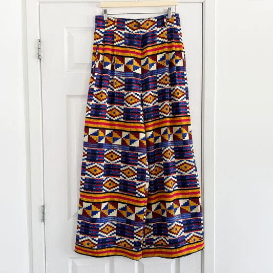 Stella Jean Printed Wide Leg Pants, size 46IT (fits like a size 8 ish)