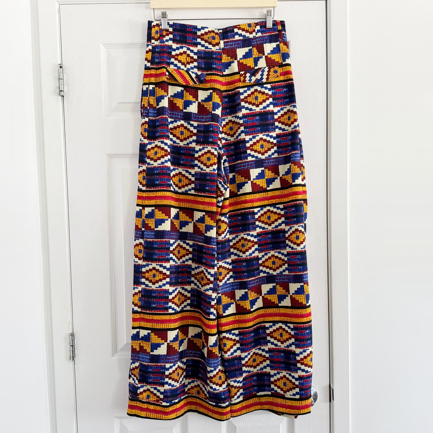 Stella Jean Printed Wide Leg Pants, size 46IT (fits like a size 8 ish)