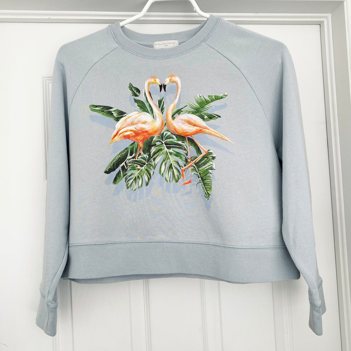 ** KIDS ** Stella McCartney Painted Flamingo Sweatshirt, size 10 years