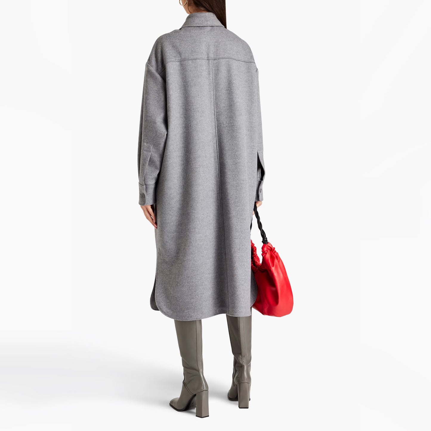 Stella McCartney "Linda" Coat in Grey, size 42 (fits M/L ish)