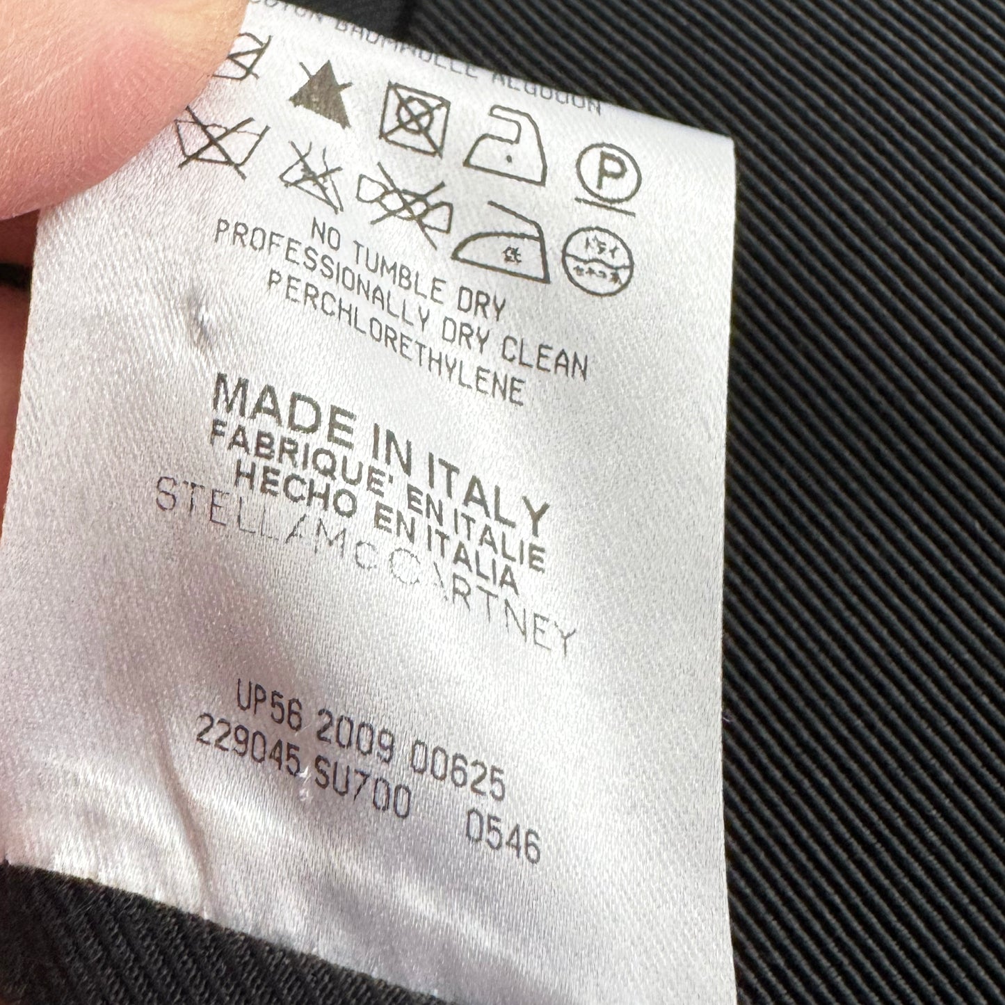 Stella McCartney Long Black Tuxedo Blazer, size 40IT (fits like size 2/4)