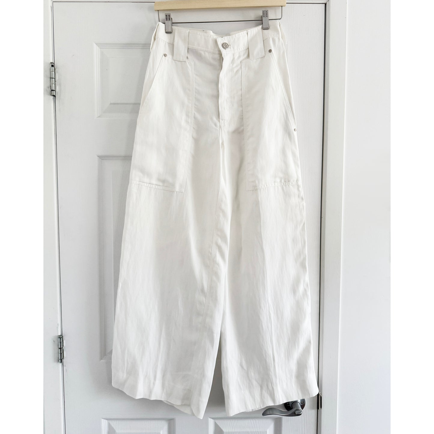 Stella McCartney High Waisted White Pants, size 40IT