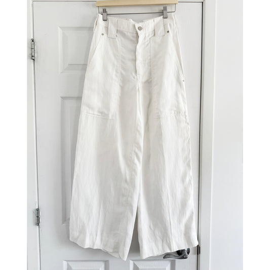 Stella McCartney High Waisted White Pants, size 40IT