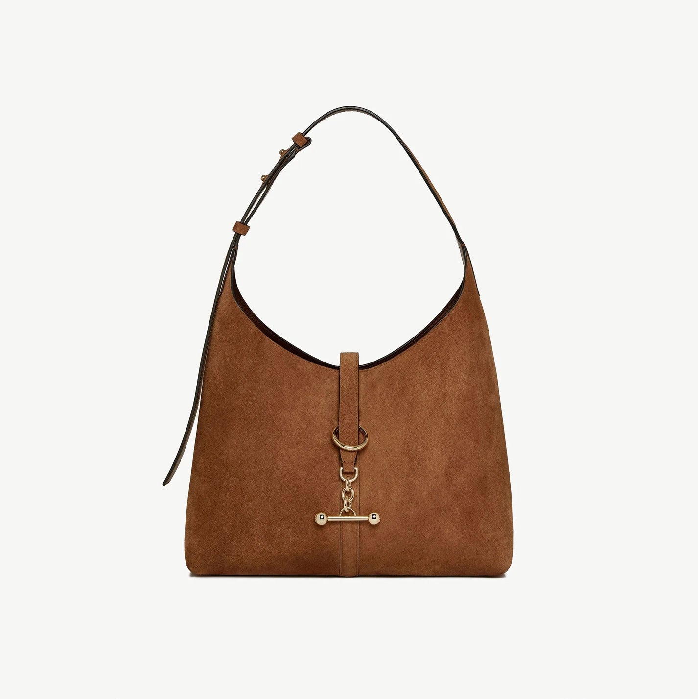 Strathberry "Kite" Hobo in Tan Suede
