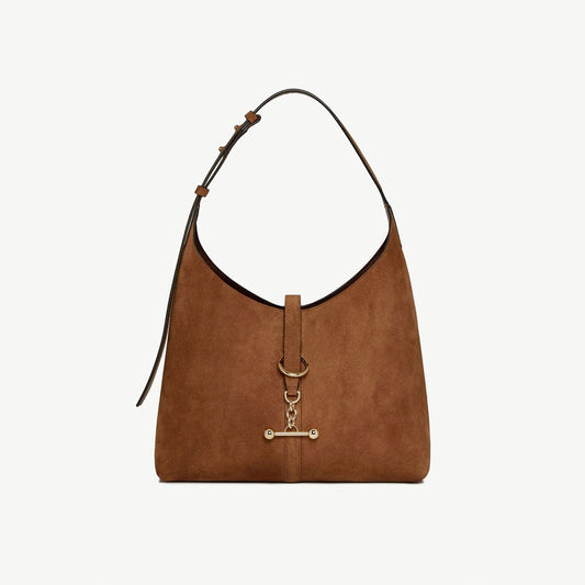 Strathberry "Kite" Hobo in Tan Suede