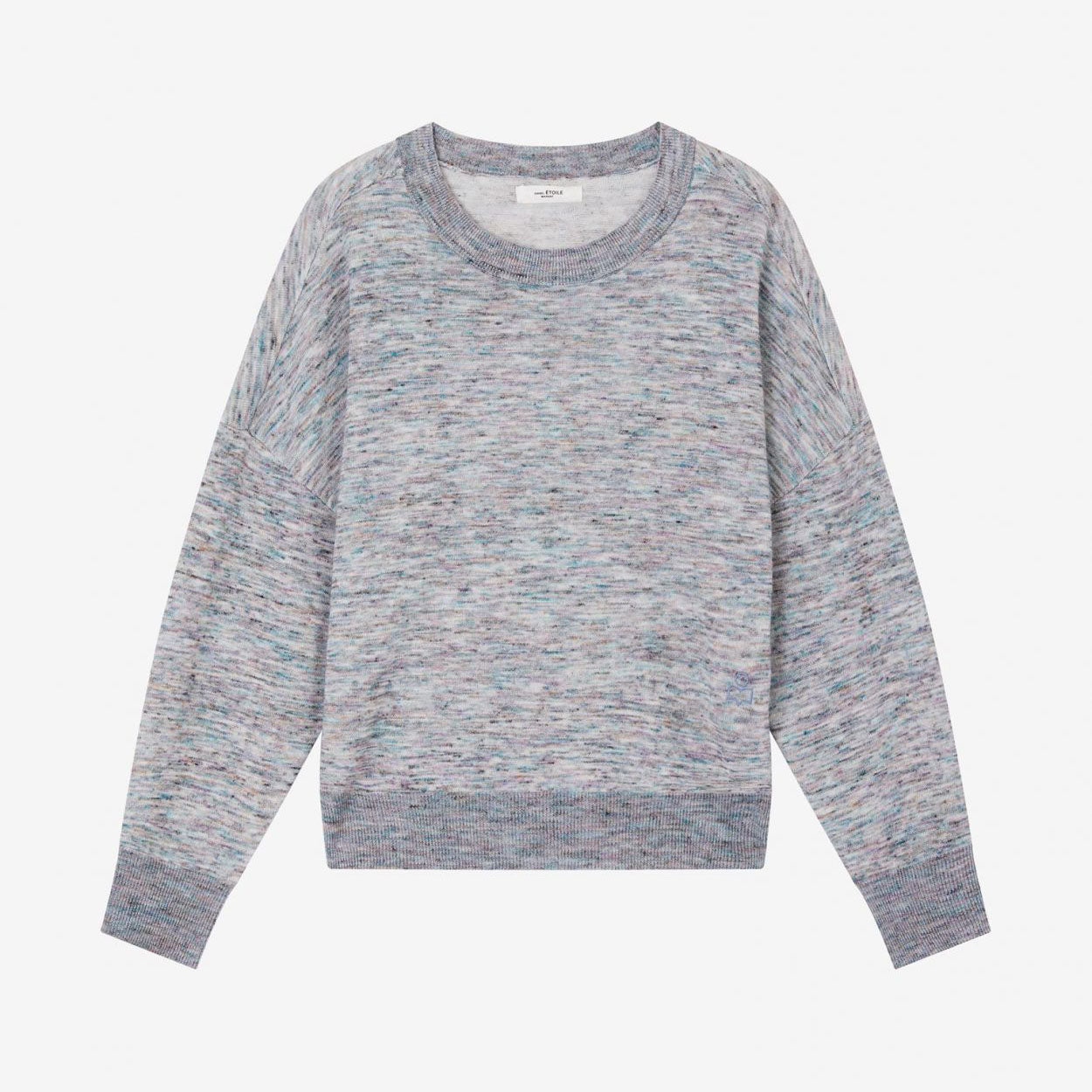 Isabel Marant Etoile "Marisans" Marled Sweater in Blue, size 36