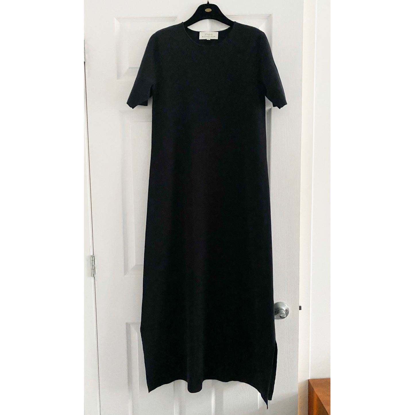 Studio Nicholson "Arram" Knit Dress in Darkest Navy, size 0 (XS)