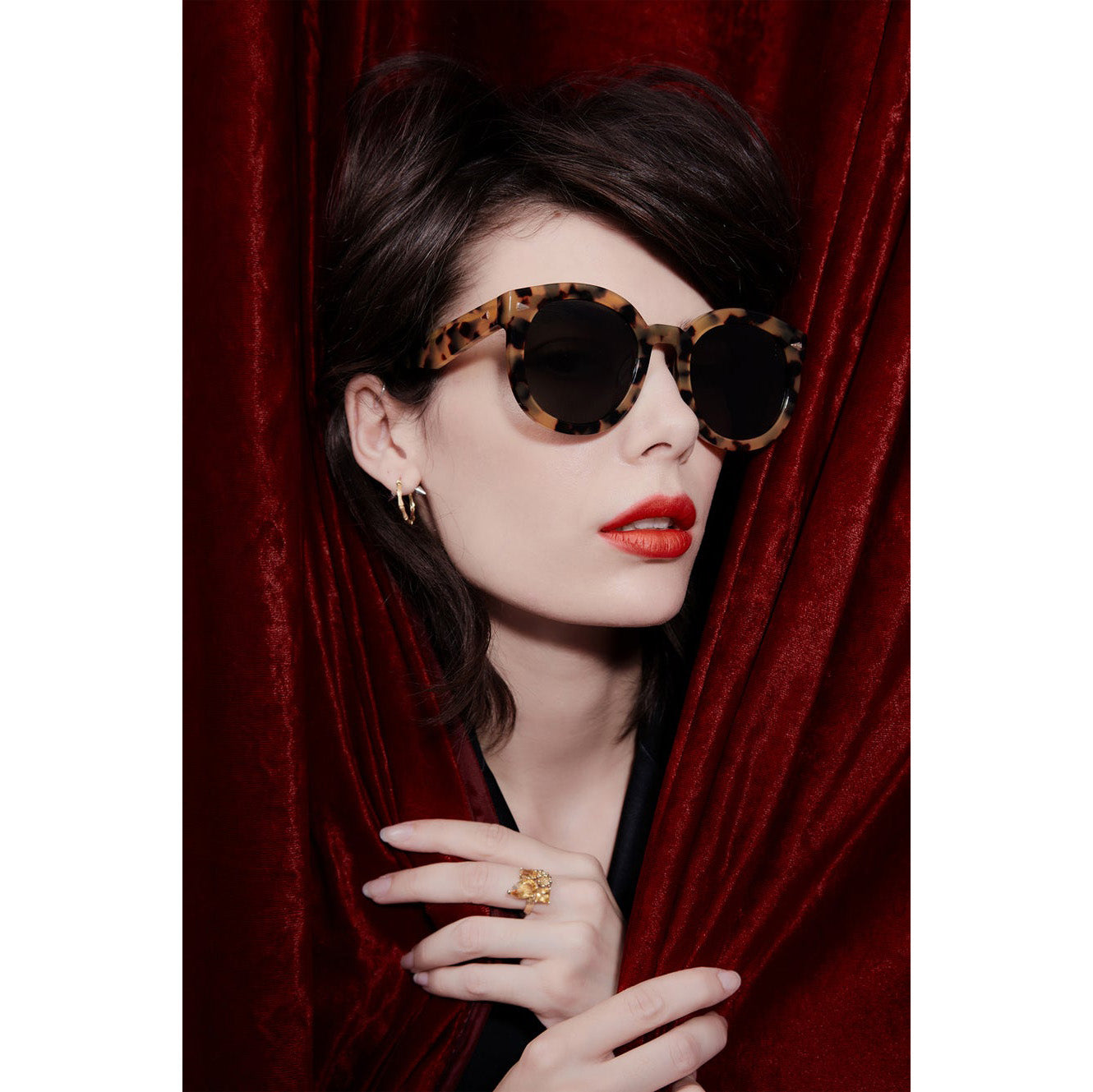 Karen Walker Super Duper Strength Sunglasses in Crazy Tort