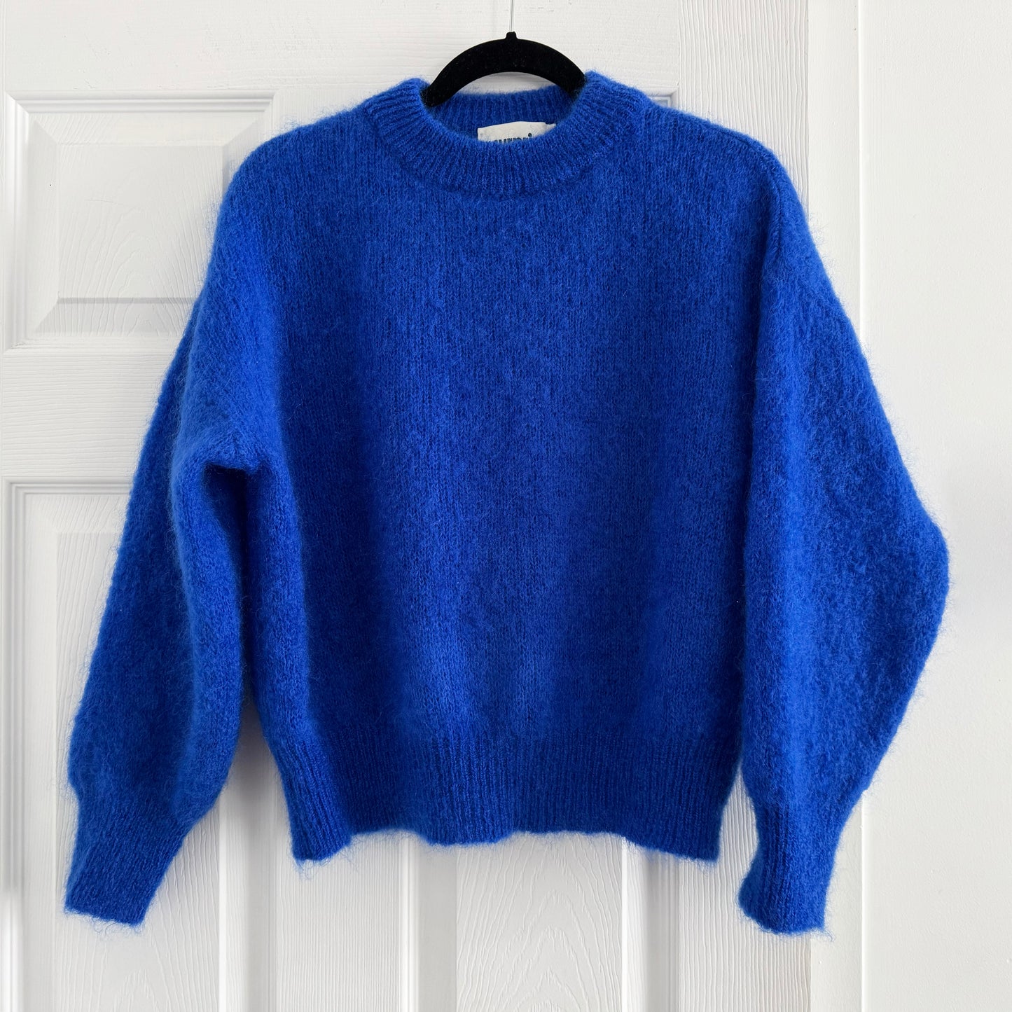 Surprise Paris "Jane" Mohair Sweater in Cobalt Blue, size "3" (S/M)