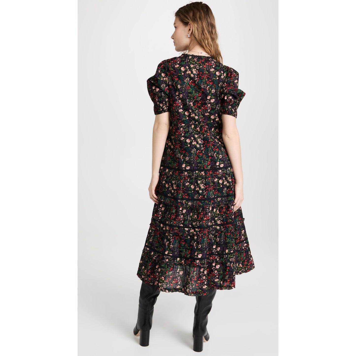 THE GREAT "Yonder" Dress in Blackwater Floral, size "3" aka large