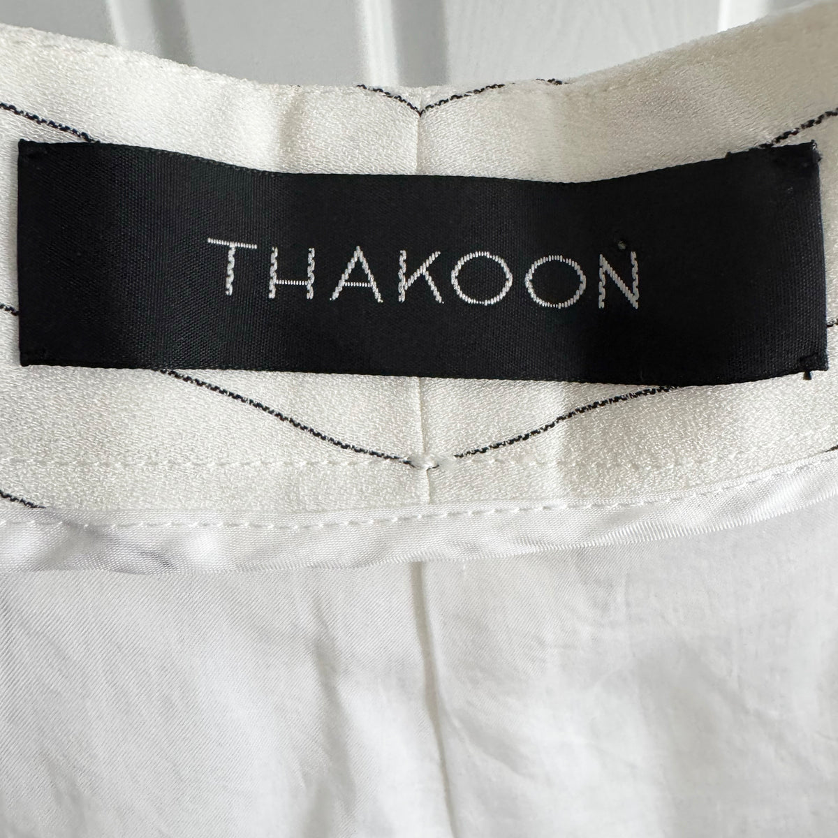 Thakoon Pinstripe Top and Pants Set, size 6