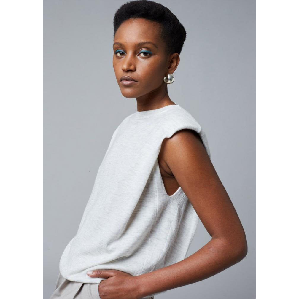 LouLou Studio Haut à épaules rembourrées « Prince », taille Small
