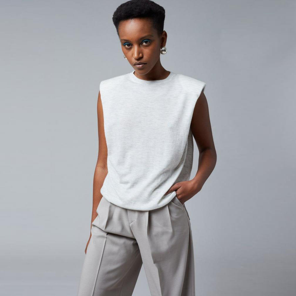 LouLou Studio Haut à épaules rembourrées « Prince », taille Small