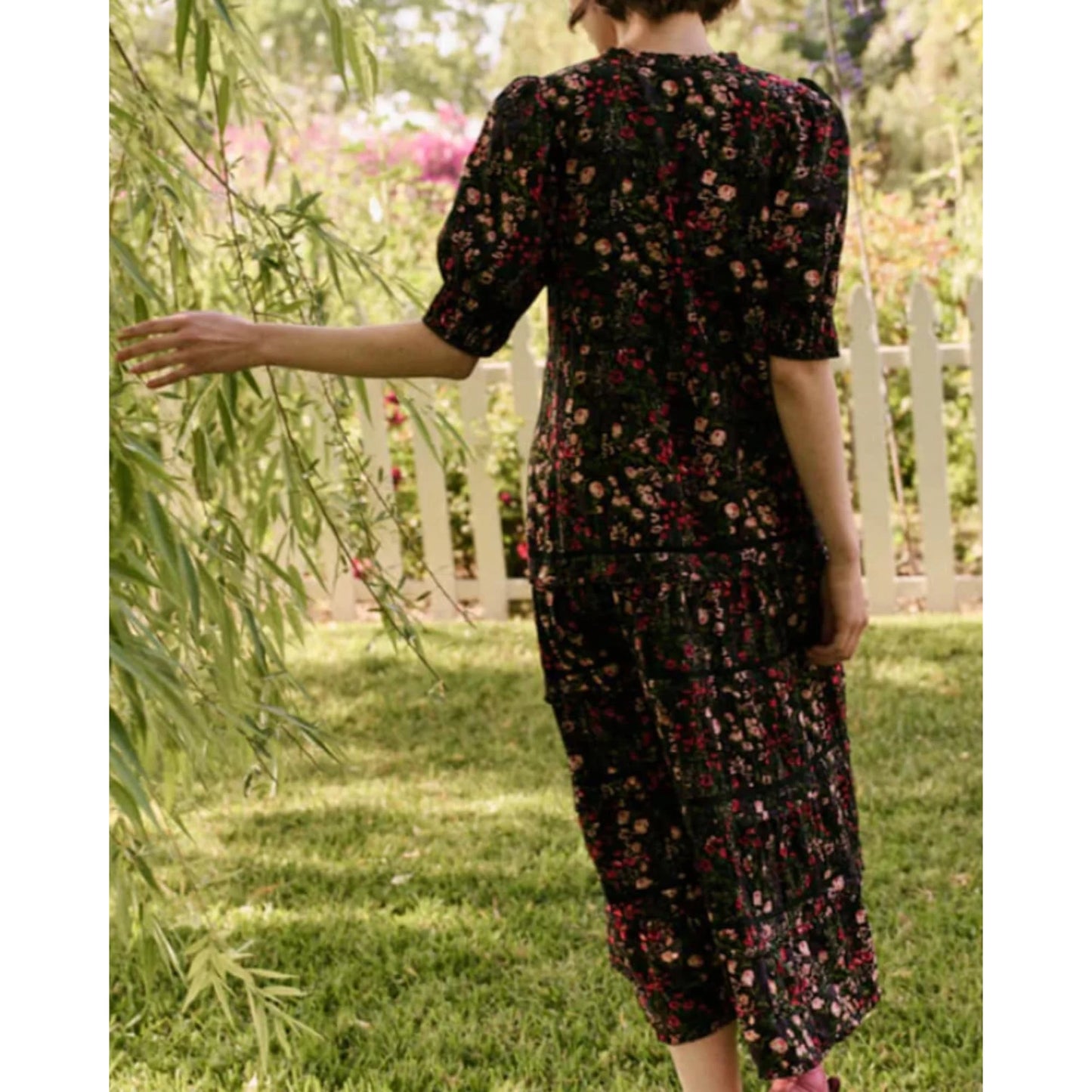 THE GREAT "Yonder" Dress in Blackwater Floral, size "3" aka large