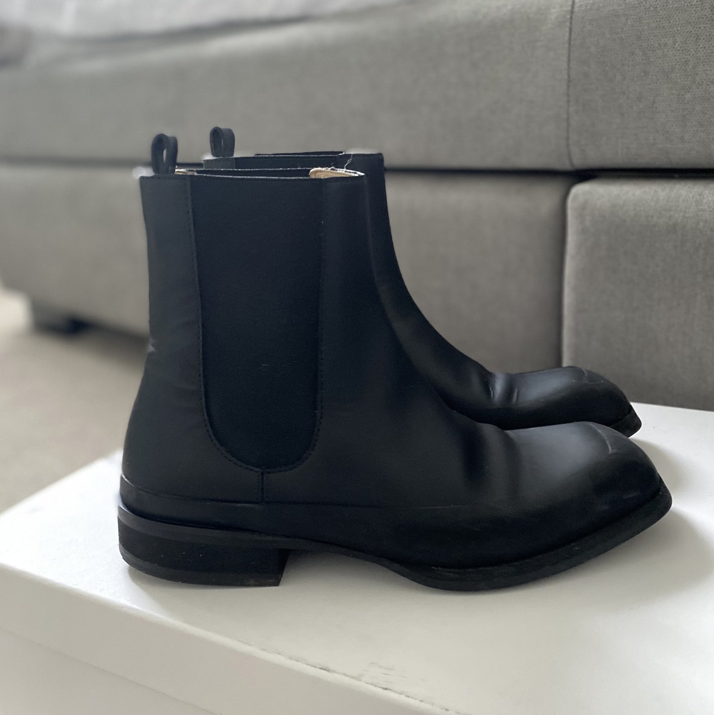 The Row Garden Boot in Black, size 35.5