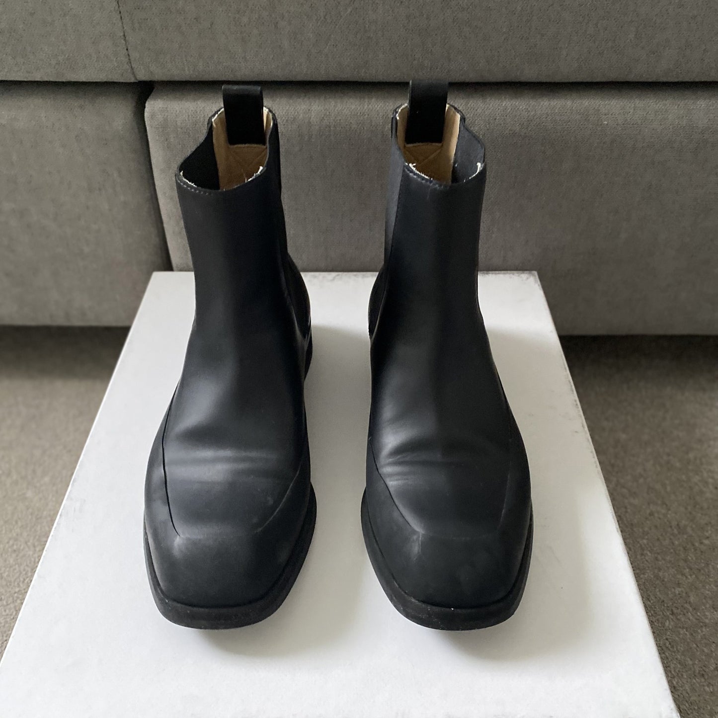 The Row Garden Boot in Black, size 35.5