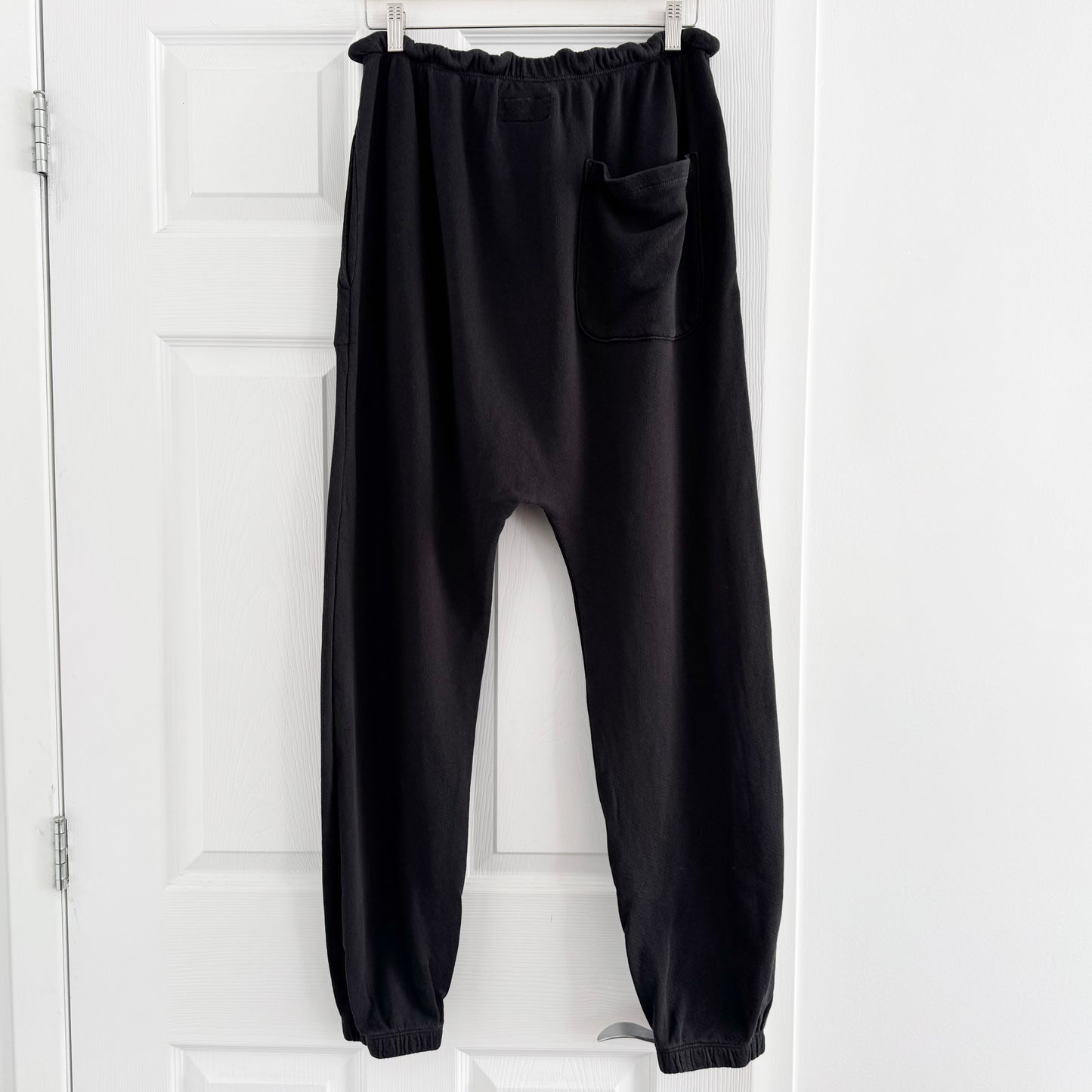 The Great "The Jogger" Sweatpants in Faded Black, size "1" (fits S-M)