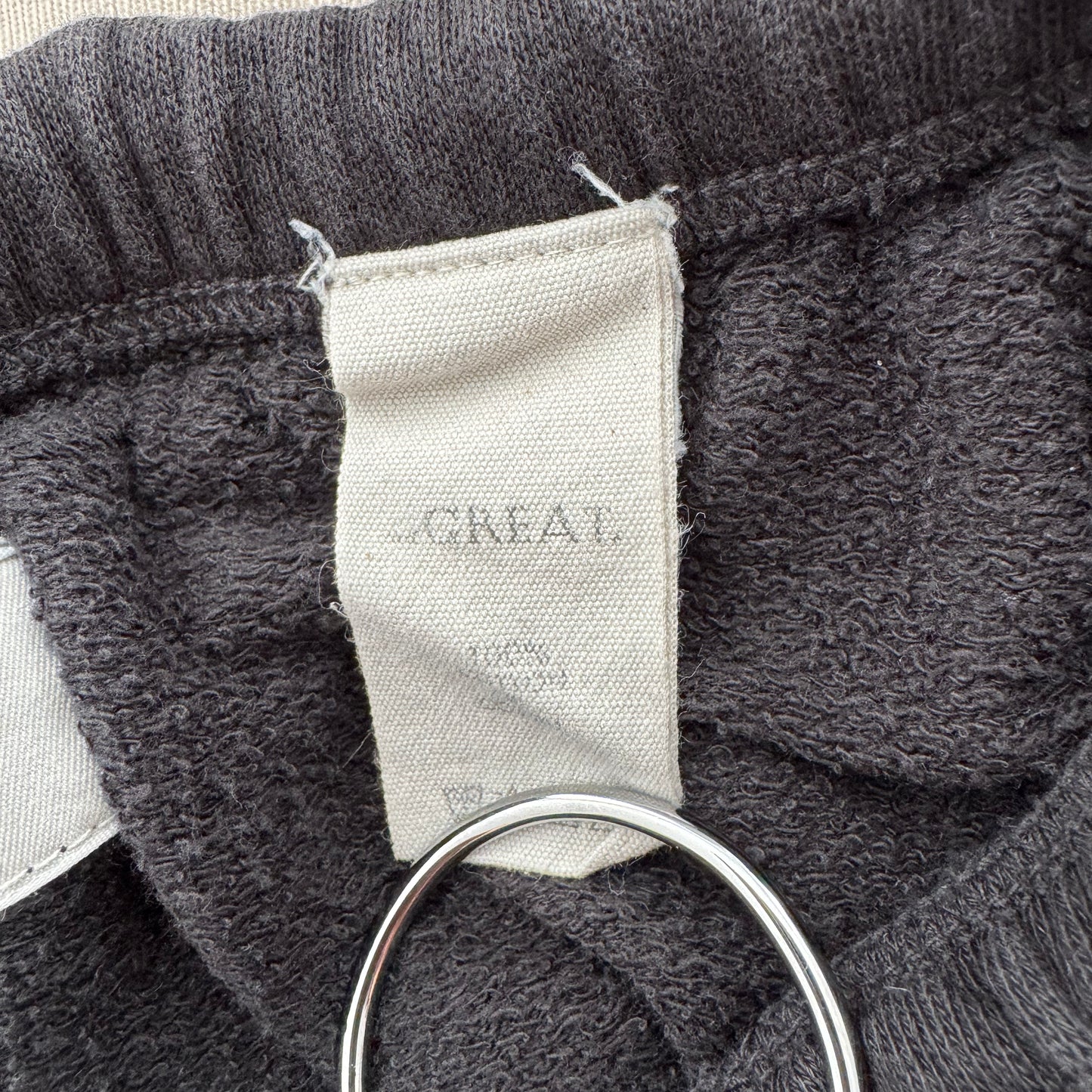 The Great "The Jogger" Sweatpants in Faded Black, size "1" (fits S-M)