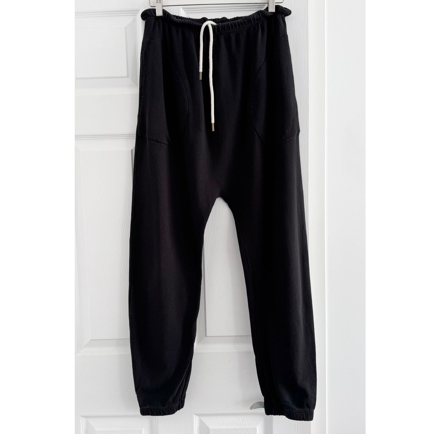 The Great "The Jogger" Sweatpants in Faded Black, size "1" (fits S-M)
