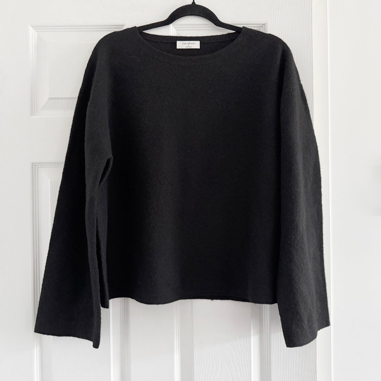 The Group (Aritzia) "Neutra" Wool Sweater in Black, size Small (Fits S/M)