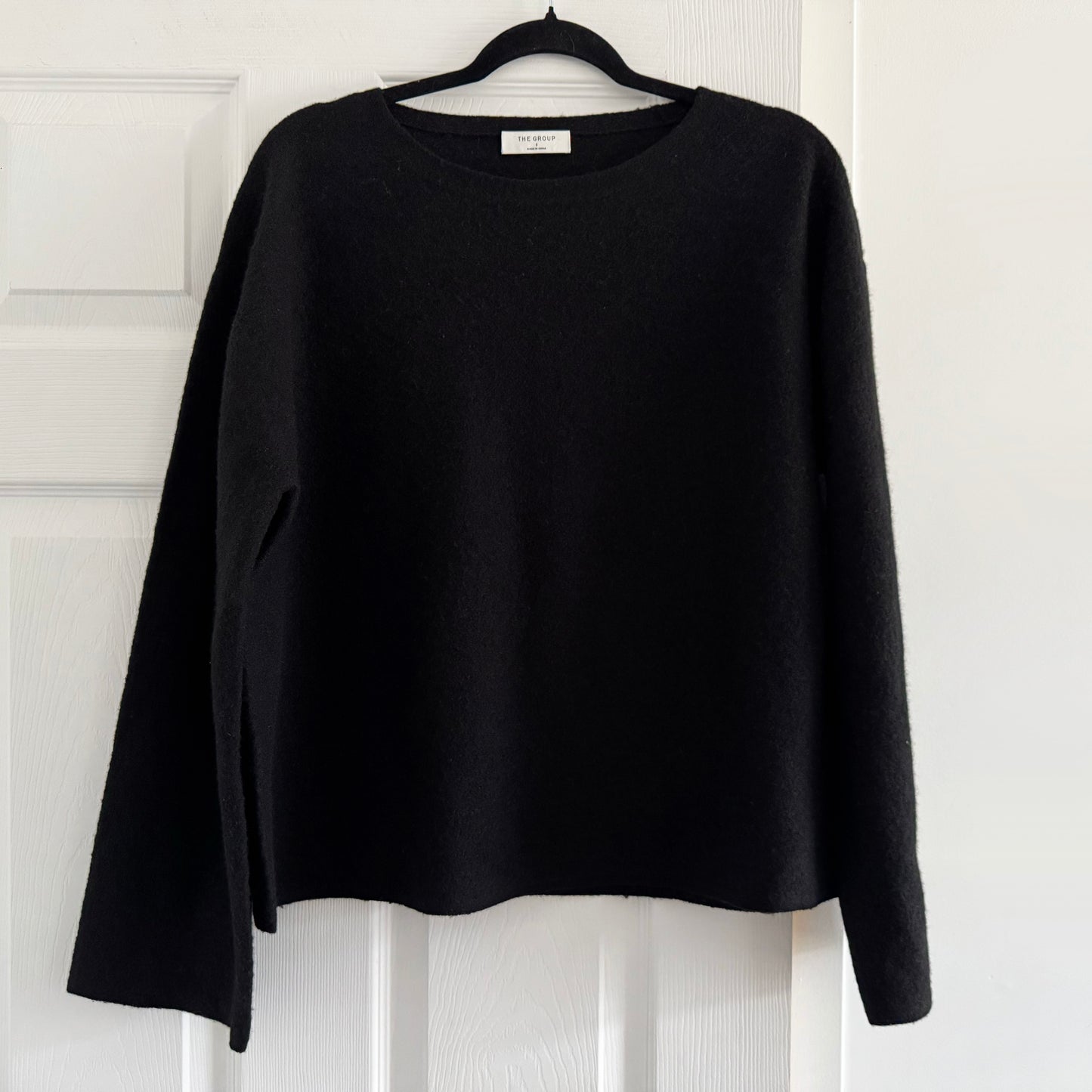 The Group (Aritzia) "Neutra" Wool Sweater in Black, size Small (Fits S/M)