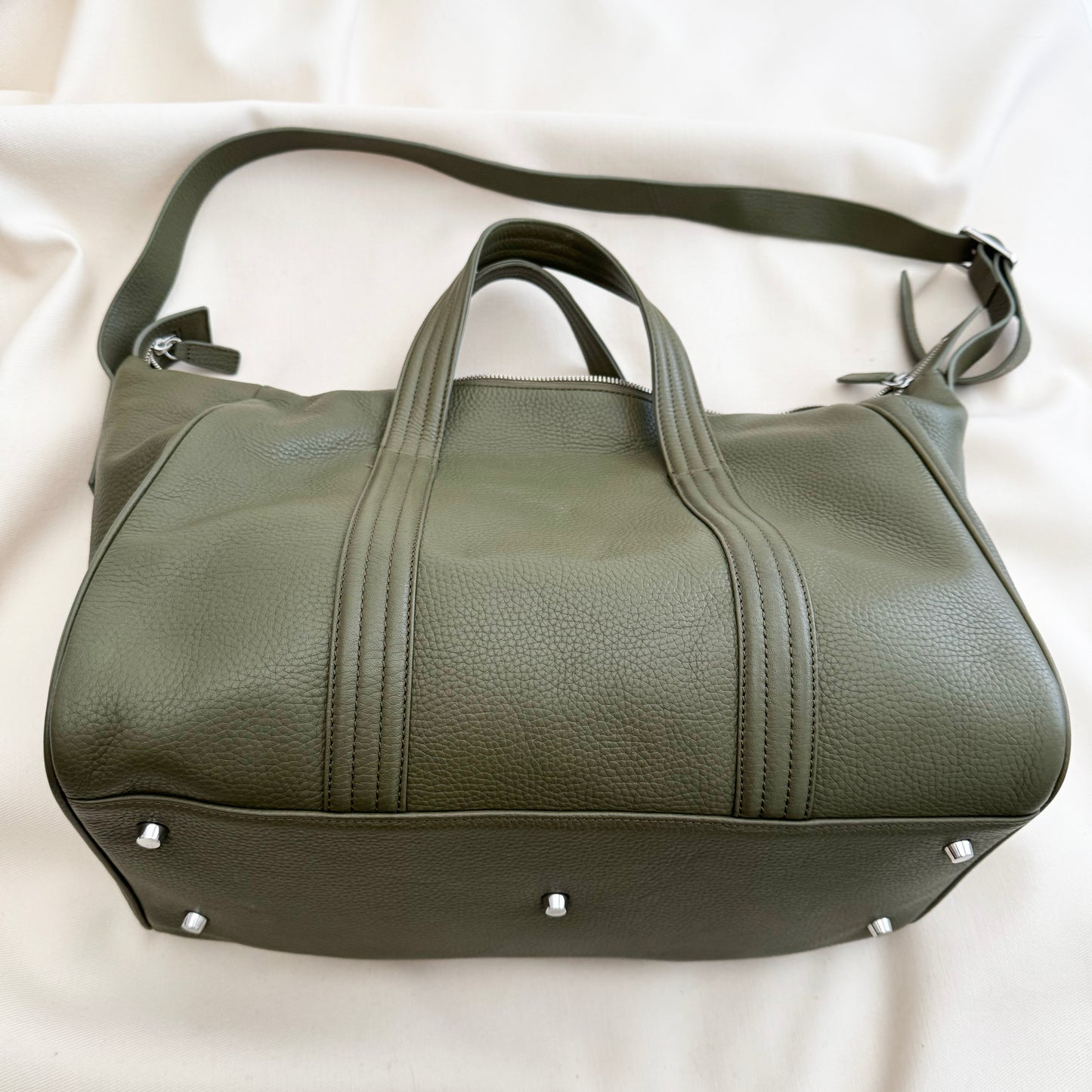 The Horse "Aries" Duffle Bag in Green