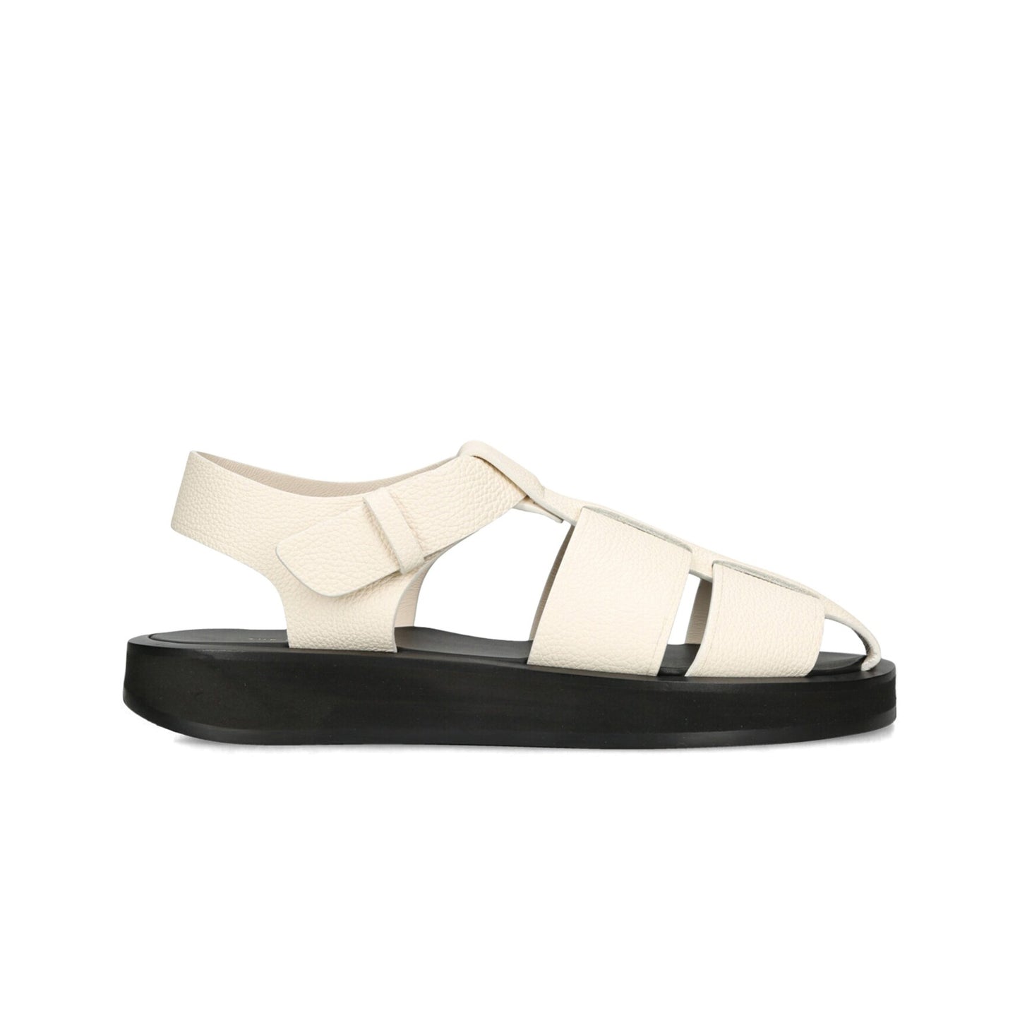 The Row Fisherman Sandals in Ivory, size 42