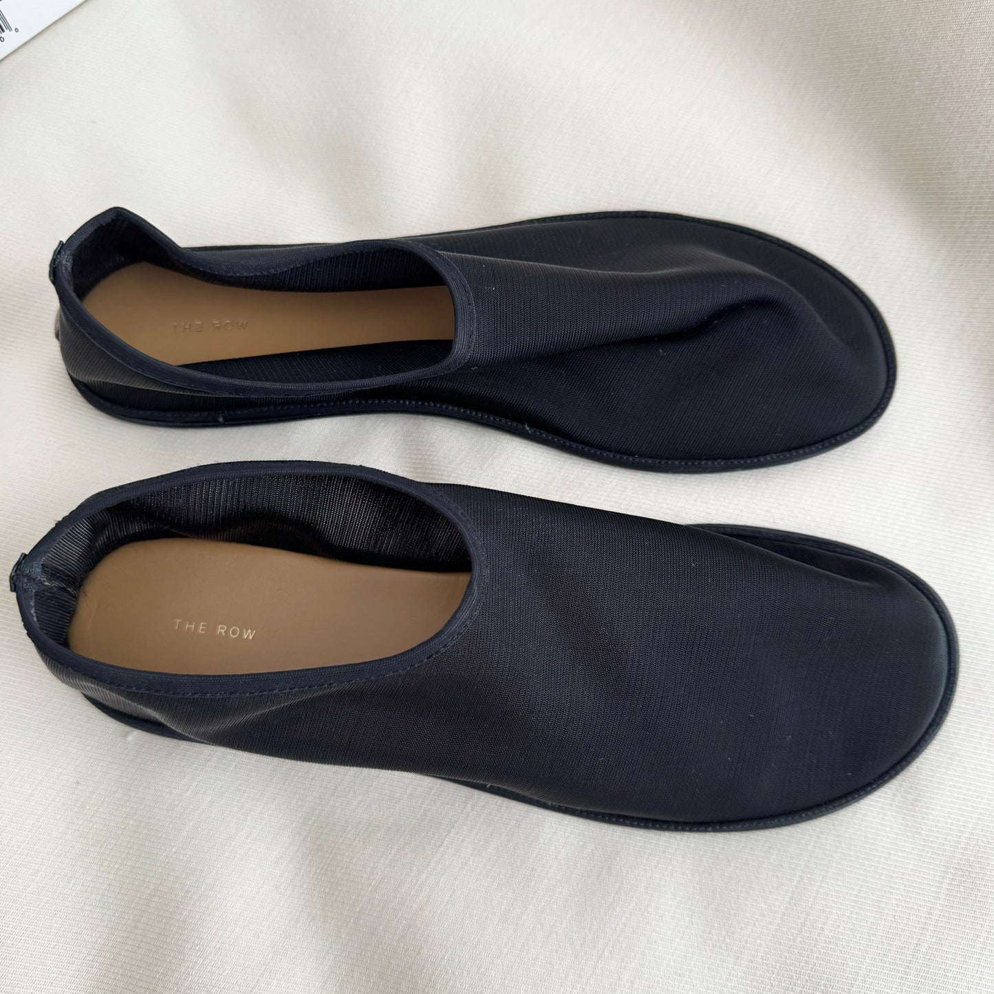 The Row Sock Flats in Black, size 38