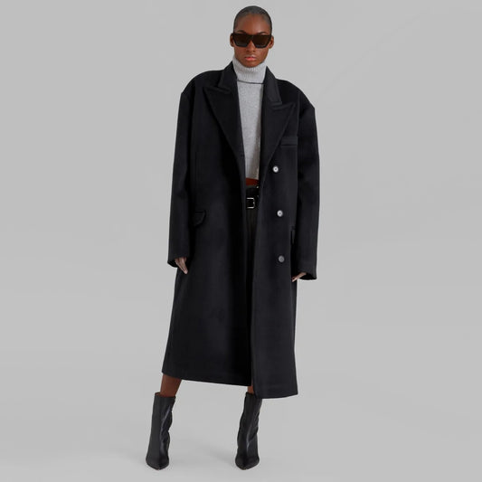 The Frankie Shop "Anya" Coat in Black, size XS/S (fits like Medium)